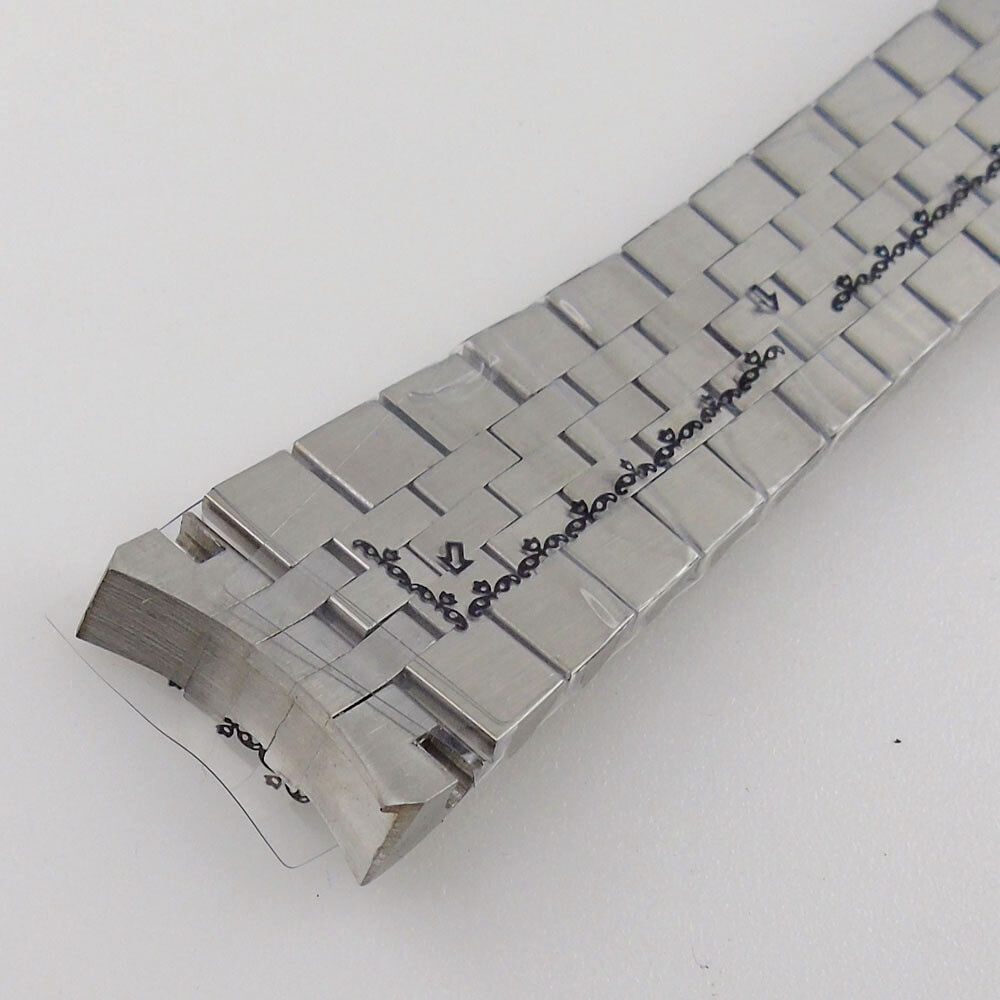 20mm 316L Steel Solid Jubilee Bracelet Fit 40mm Sub President Oyster Mens Watch