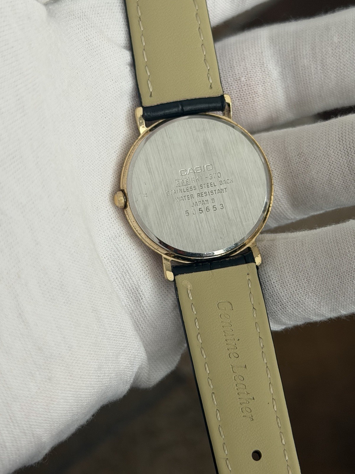 Rare Vintage Casio Rookie RKT-370 Moon Phase Men’s Classic Dress Watch JDM 1980s