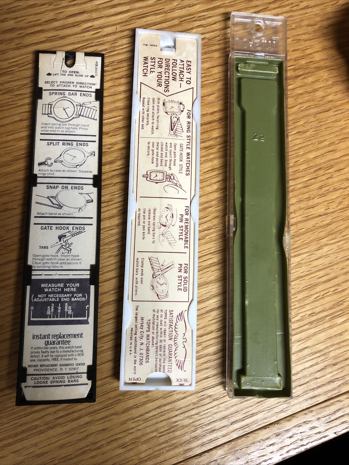 Vintage Watch Bands Hook End Expansion Ultra Twist Adjustable Twist-on