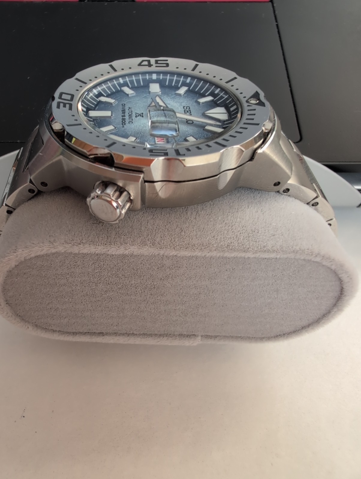 Seiko Prospex Frost Monster Save The Ocean SRPG57K1 4R36-11C0 Watch Blue Dial