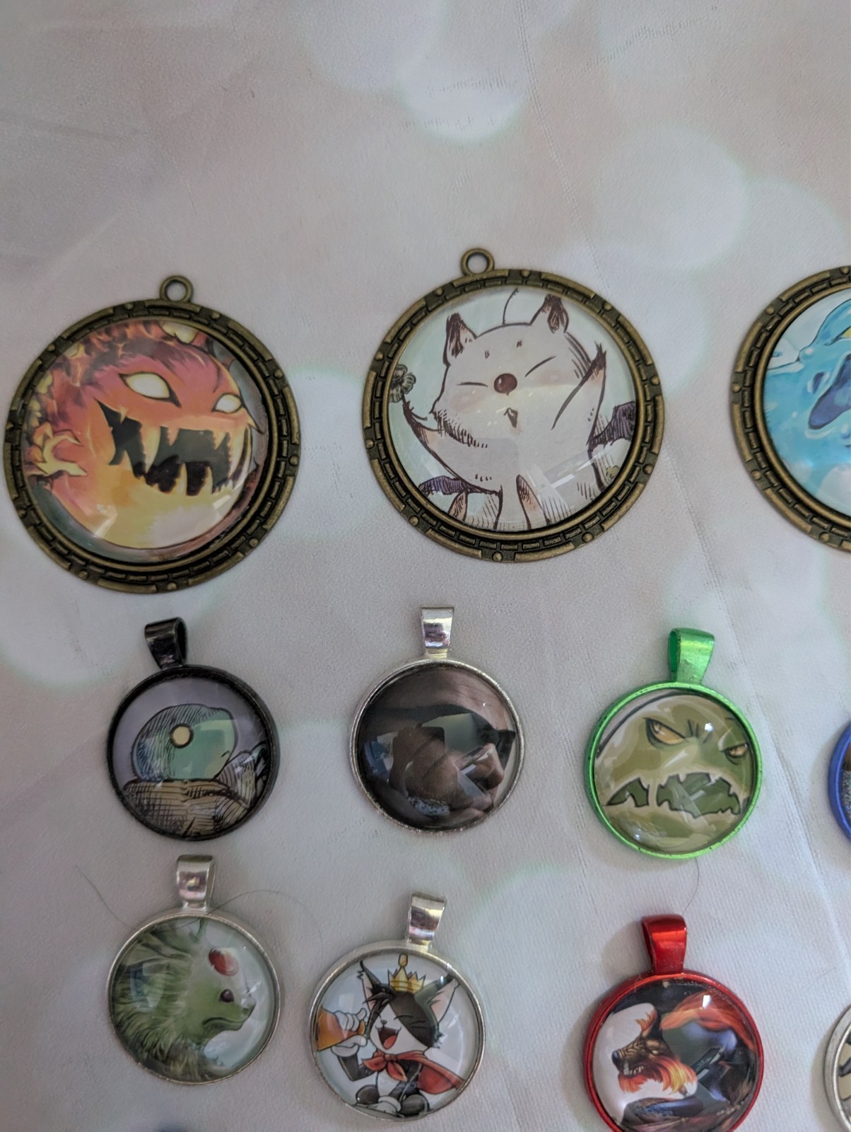 Lot of 27 Final Fantasy Handmade Pendants RPG Video Game Charms