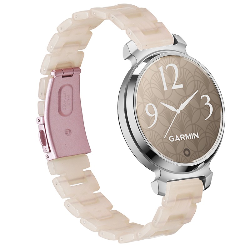 For Garmin Lily 2 Resin Stainless Steel Watch Strap Band Replacement Strap