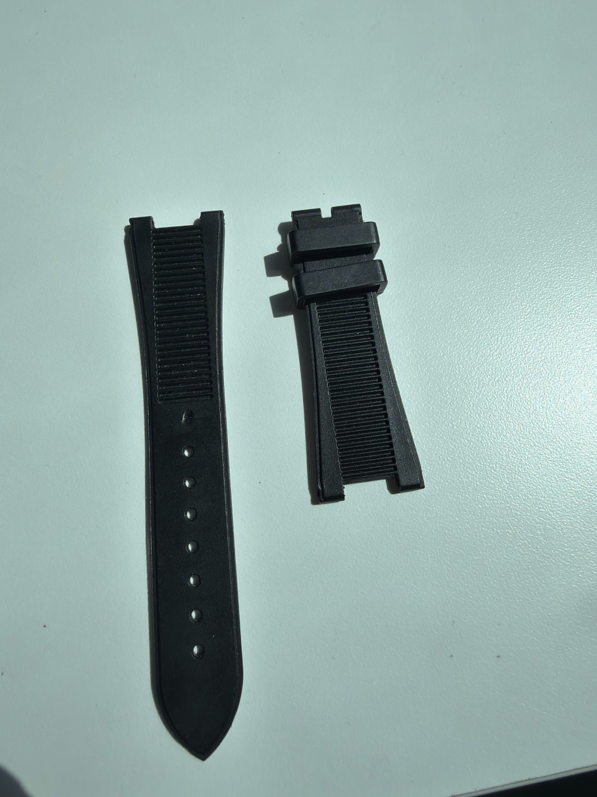 OEM Black Rubber Strap for Patek Philippe Nautilus 5711 RG/WG