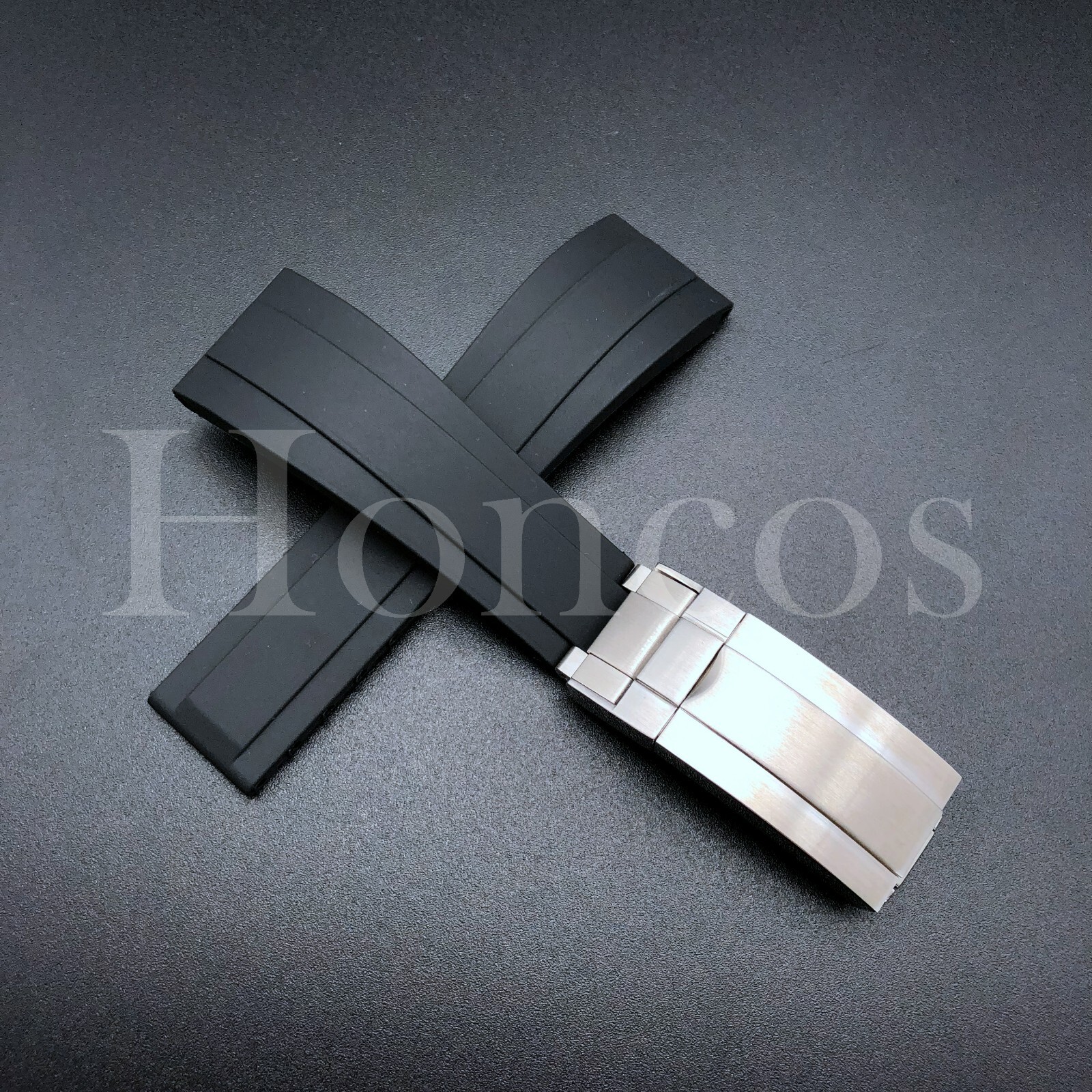 20 21 22MM RUBBER STRAP BAND FITS FOR ROLEX DATEJUST SUB GMT DAYTONA REPLACEMENT