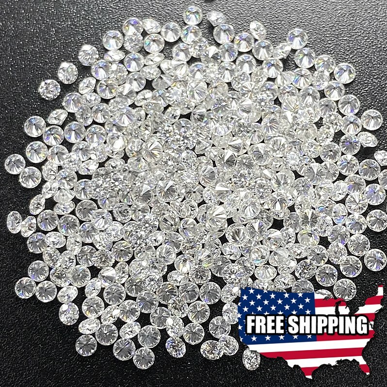 Loose Moissanite Melee Parcel 1 Carat TW 0.8mm – 3.5mm ALL SIZES D Color VVS1