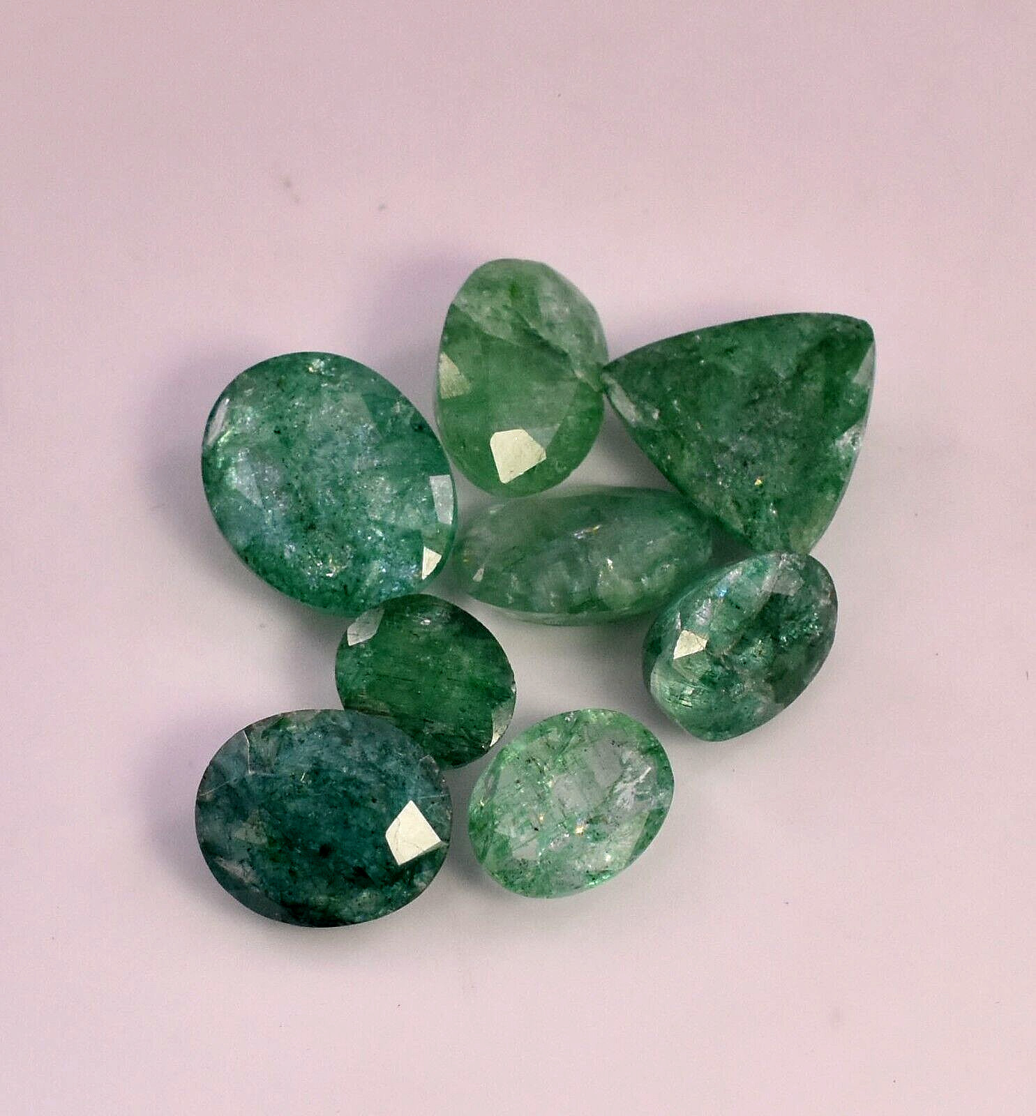 26.75 Ct Natural Green Beryl Colombian Emerald Loose Lot Gemstone