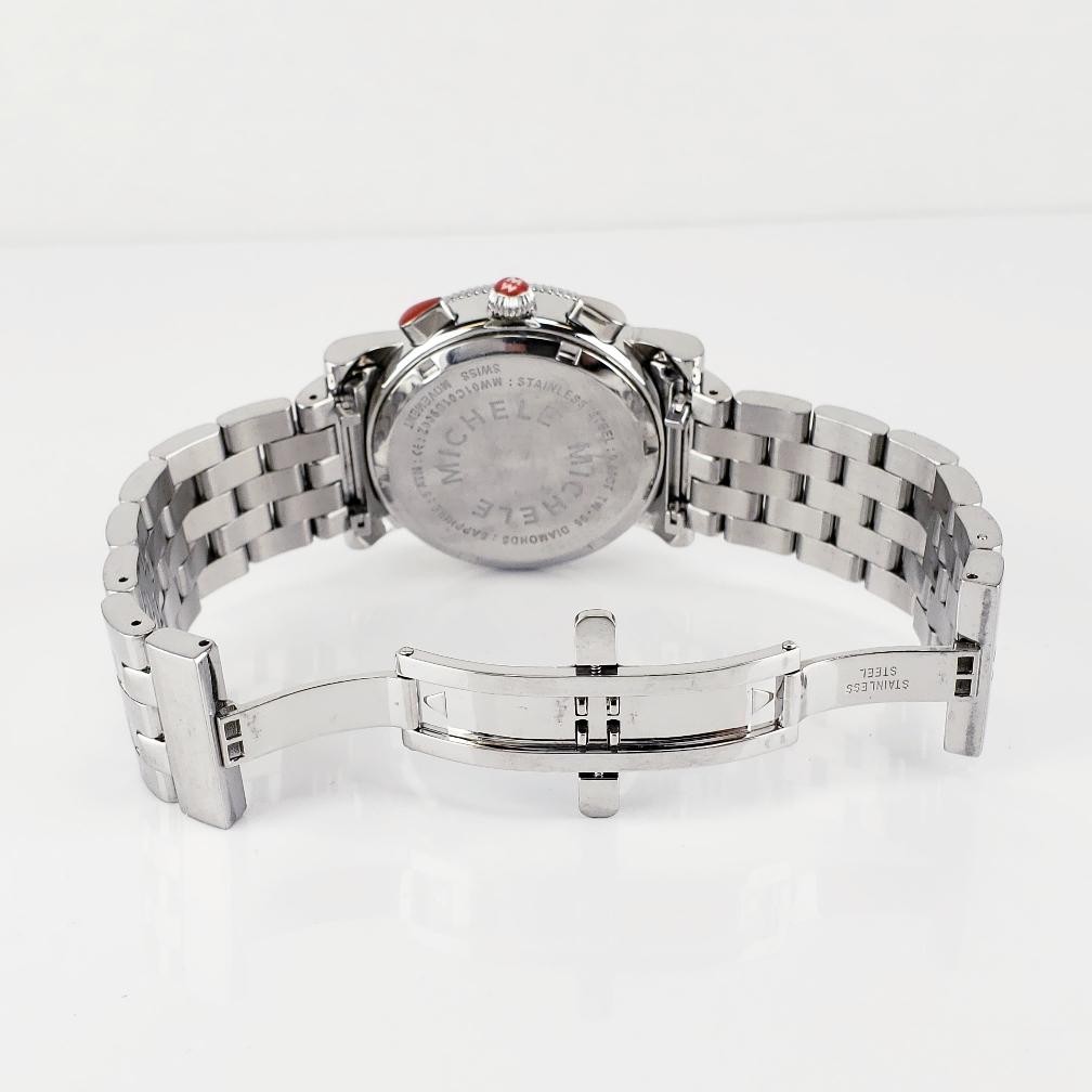 Michele Sport Sail Lady’s Watch Chrono Date Diamond 38mm MW01C01D9002