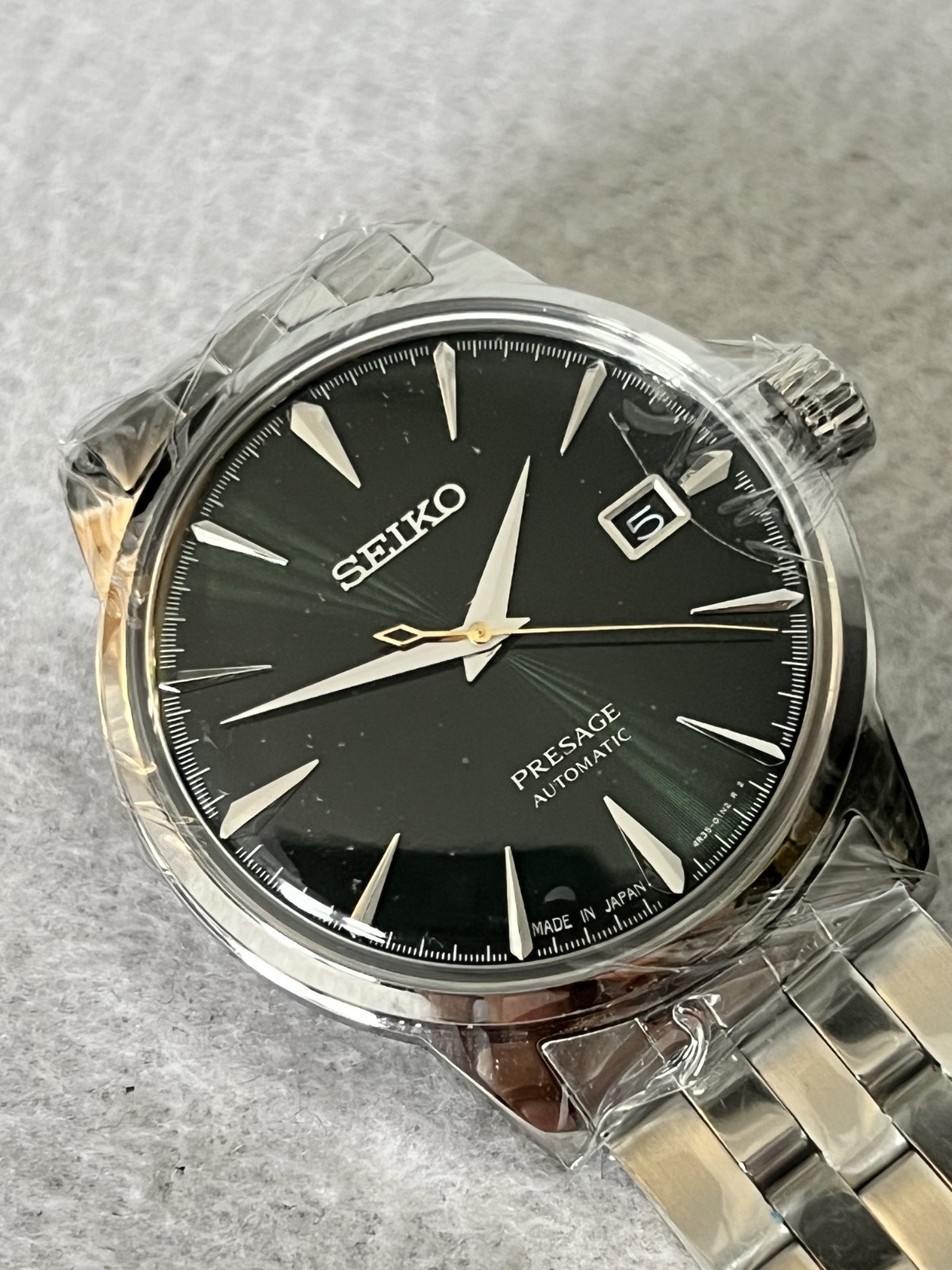 Seiko Presage Cocktail Time 4R35-01T0 SRPE15J1 Mockingbird Green Dial Automatic