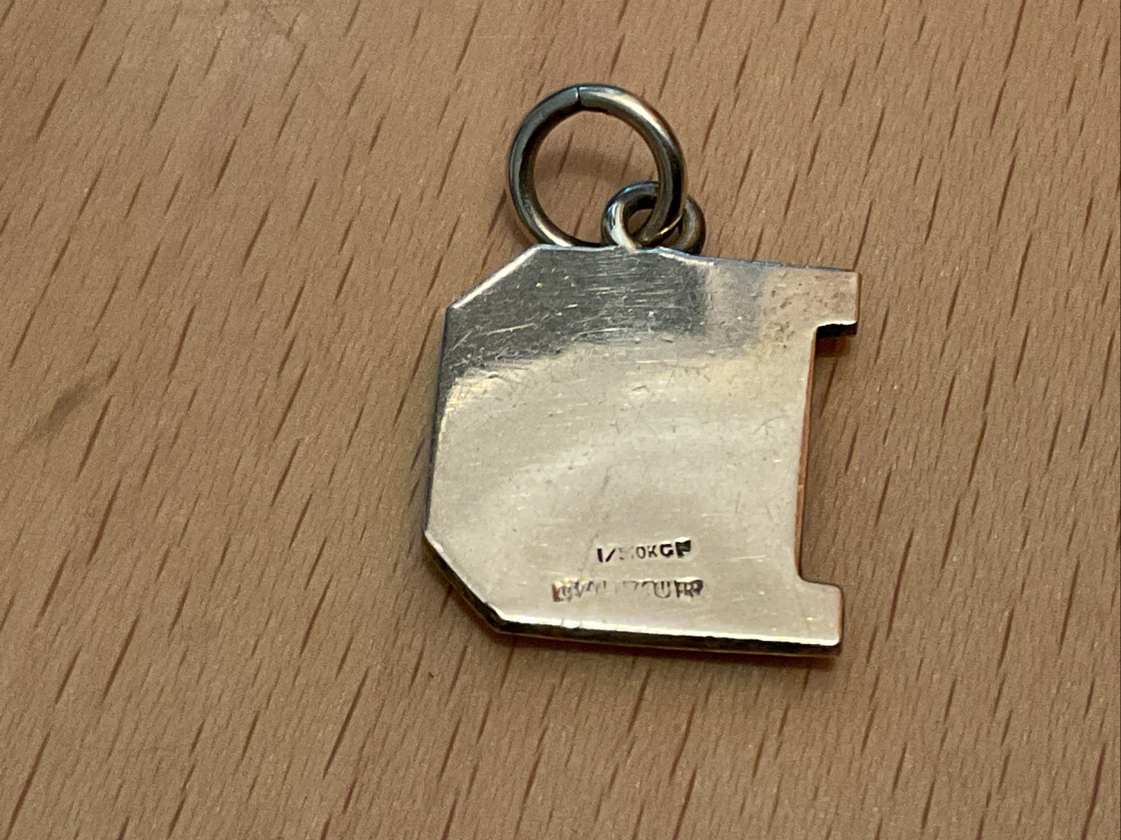 Vintage Dartmouth College Lacrosse Gold Filled Charm ~ 1/- 10K GF Balfour