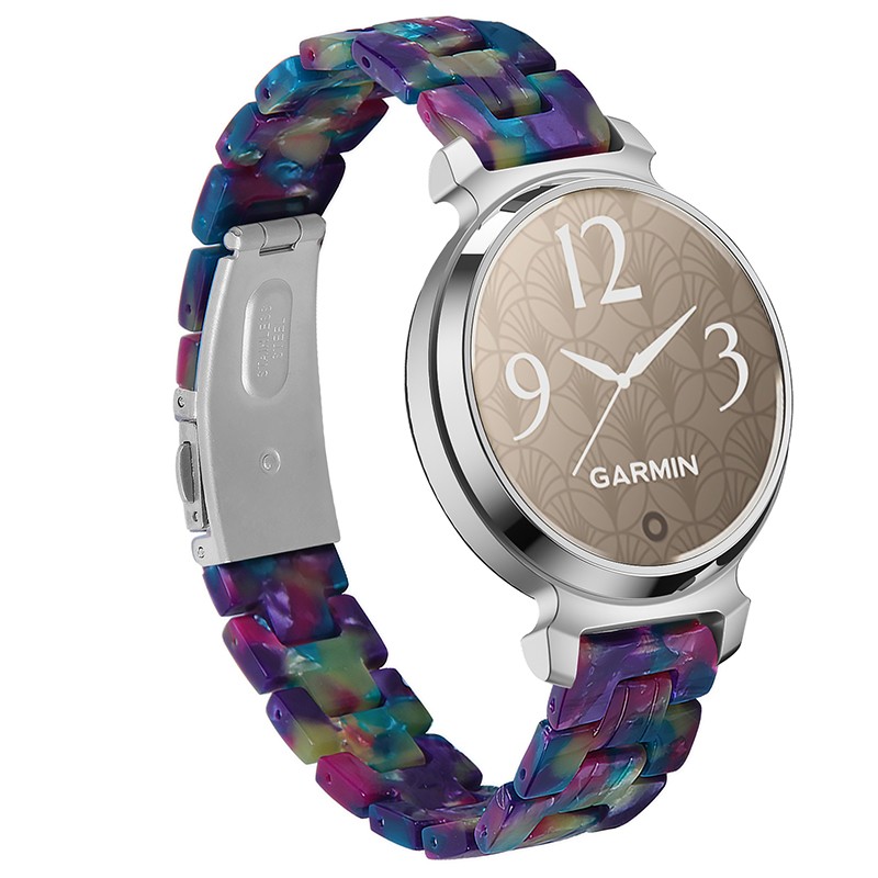 For Garmin Lily 2 Resin Stainless Steel Watch Strap Band Replacement Strap
