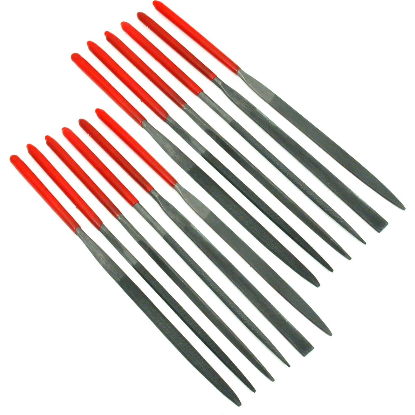 Needle File Set Dipped Handle Filing Jewelers jewelry Design Repair Tools 12Pcs