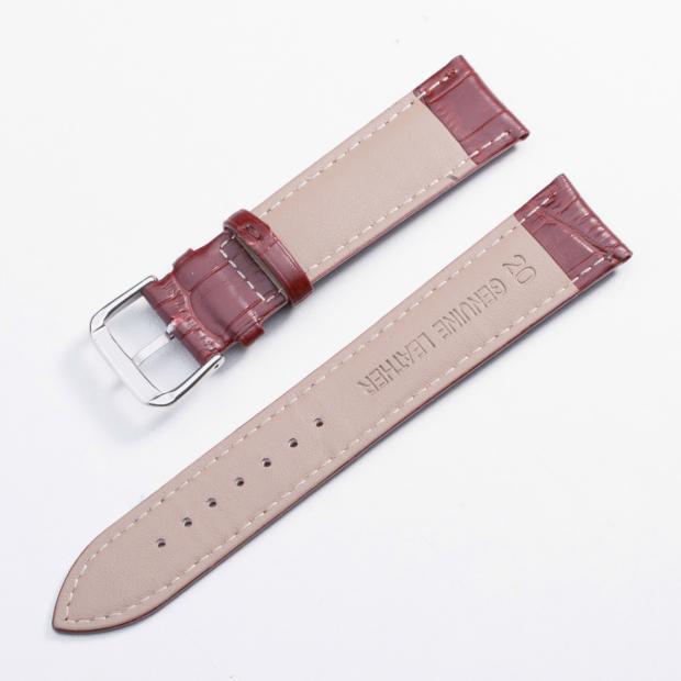 premium Alligators Grain Genuine Cowhide Watch band Strap 12/14/16/18/20/22/24mm
