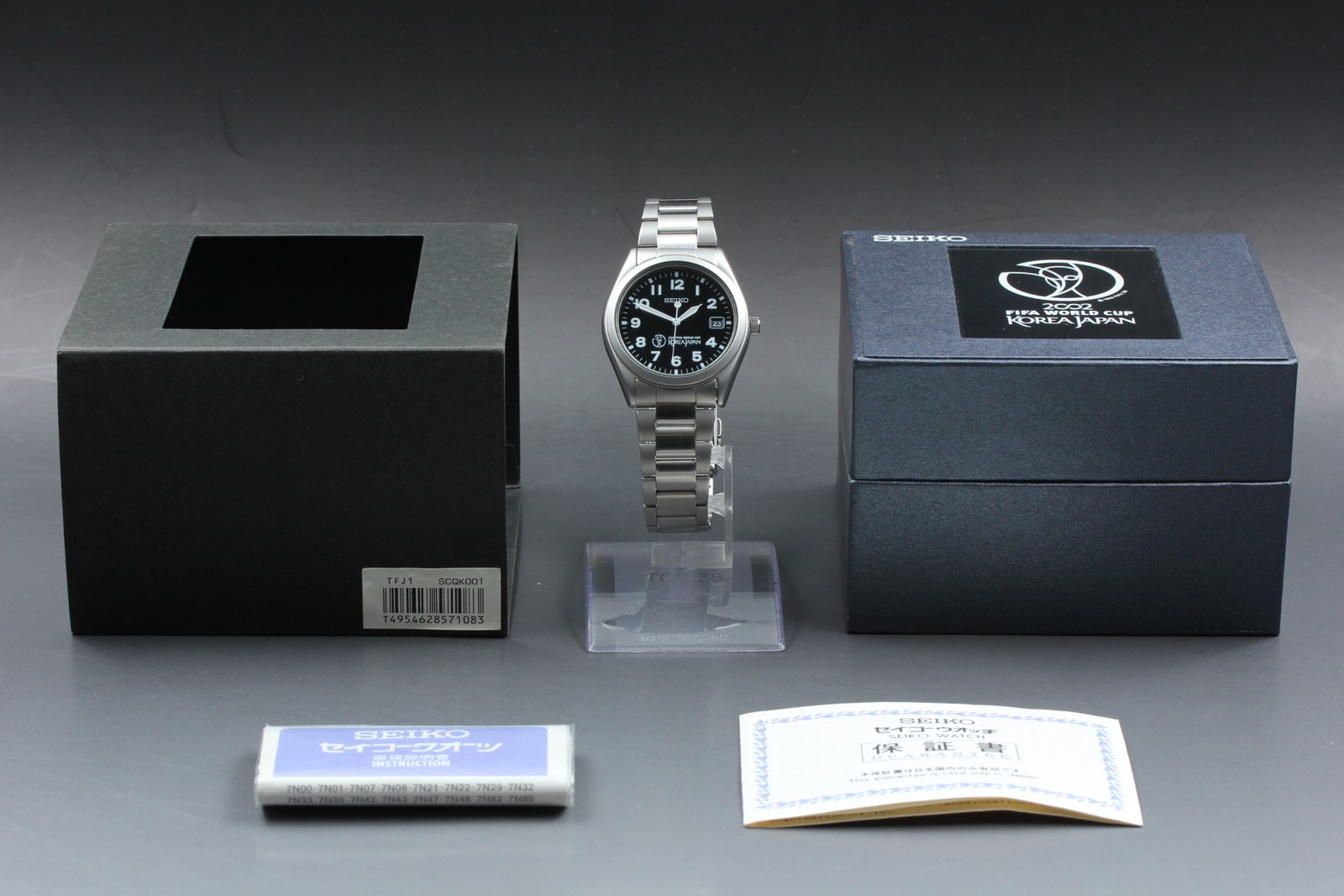 2002 FIFA World Cup KOREA JAPAN SEIKO 7N42-0AF0 Limited Quartz 37mm Men’s Watch