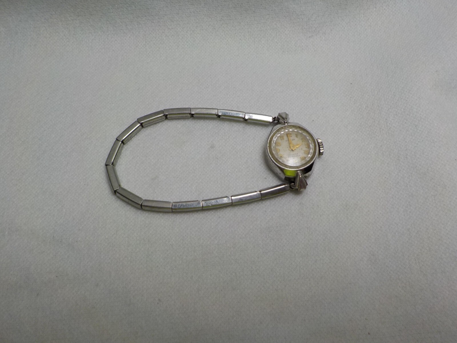 VINTAGE CROTON NIVADA GRENCHEN LADIES WRIST WATCH 1OK RGP WATCHMAKER