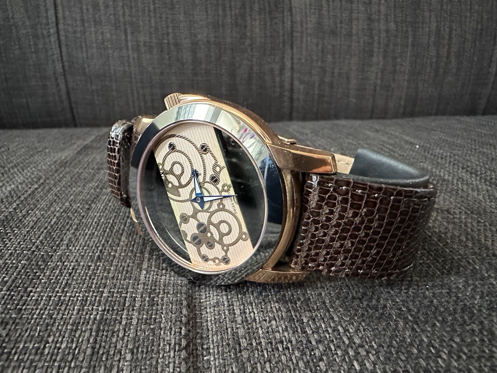Croton Limited Edition Rosetone See Through Watch 0288/1290 129th Anniversary
