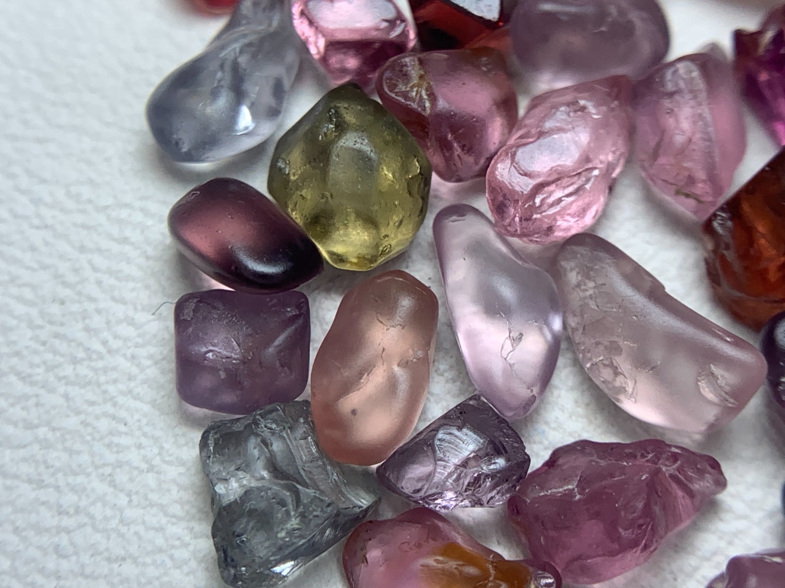 31 Carat Spinel Multi colour Rough Amazing Facet Grade Gorgeous Lot @burma