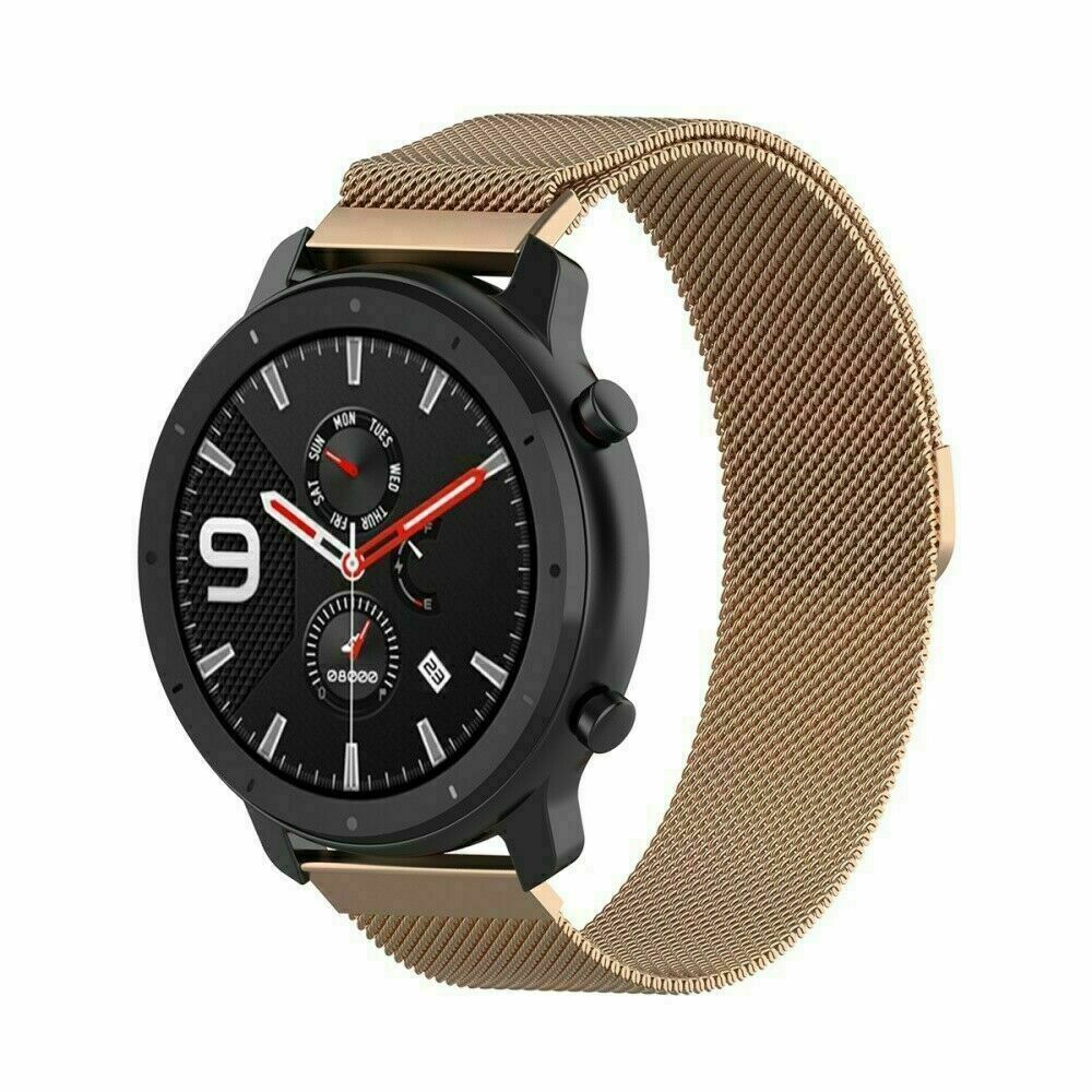 Milanese Loop Bracelet For Amazfit GTR 42mm 47mm Quick-Fit Watch Band Strap