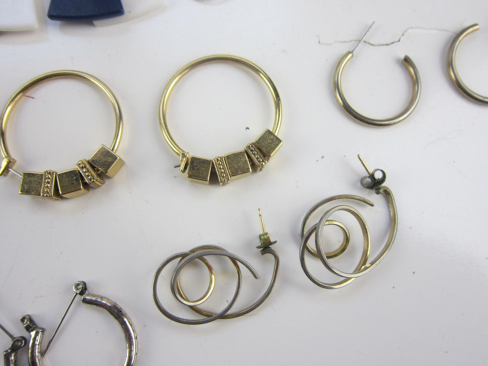 Vintage Earrings Lot, Some Clip On. Ring, Pendant. Not Researched.