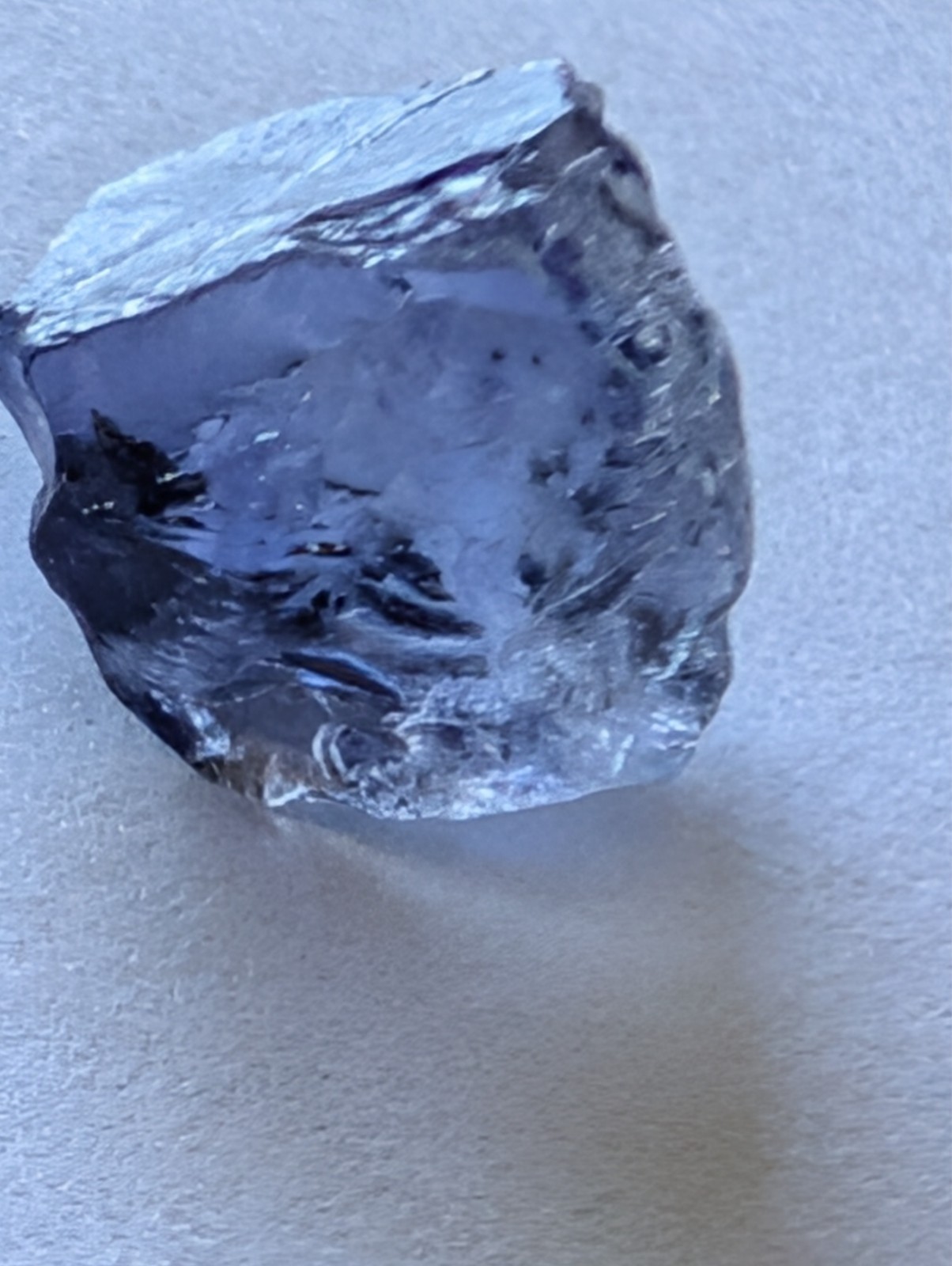 USA seller 6.06 IF Flawless Iolite color changing facet rough gemstone specimen
