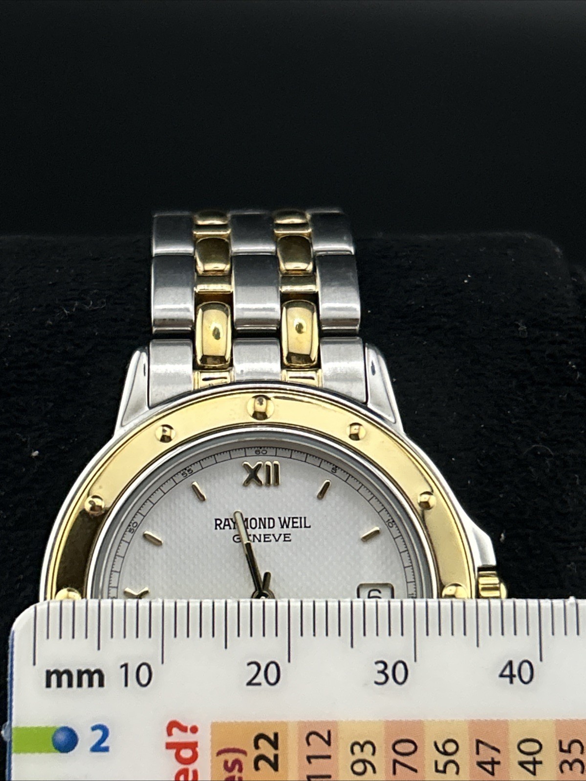 Raymond Weil Tango Collection 5560 Two-Tone Men’s Watch Sapphire Crystal 36mm