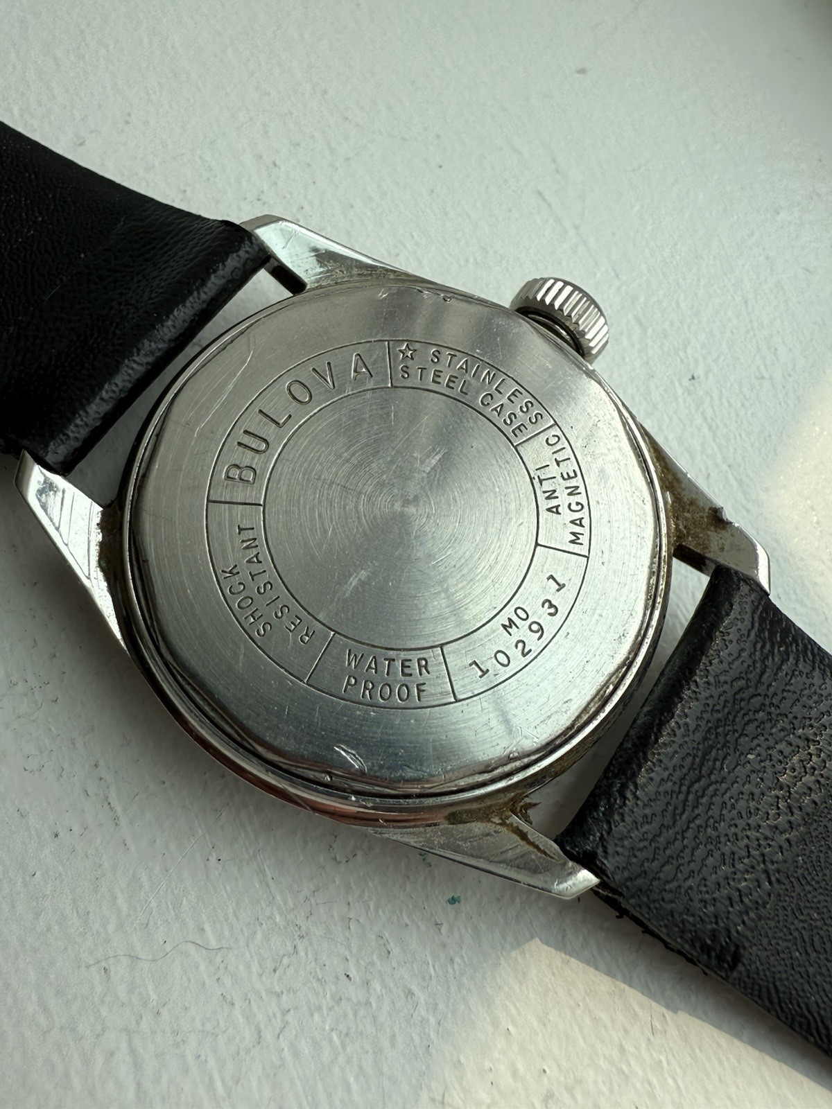 Vintage Bulova Transportation Special 23 Jewel Manual Wind Runs Hacking