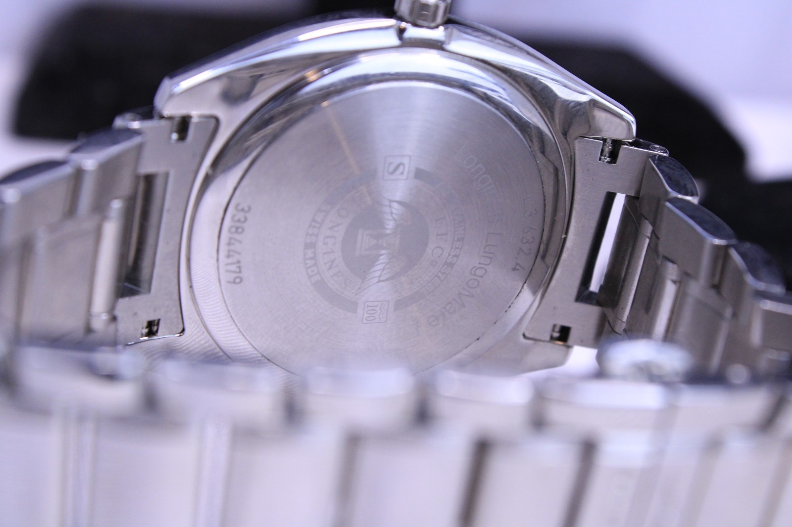 LONGINES Lungomare L3.632.4 Quartz Silver Dial Stainless Bracelet Men’s Watch