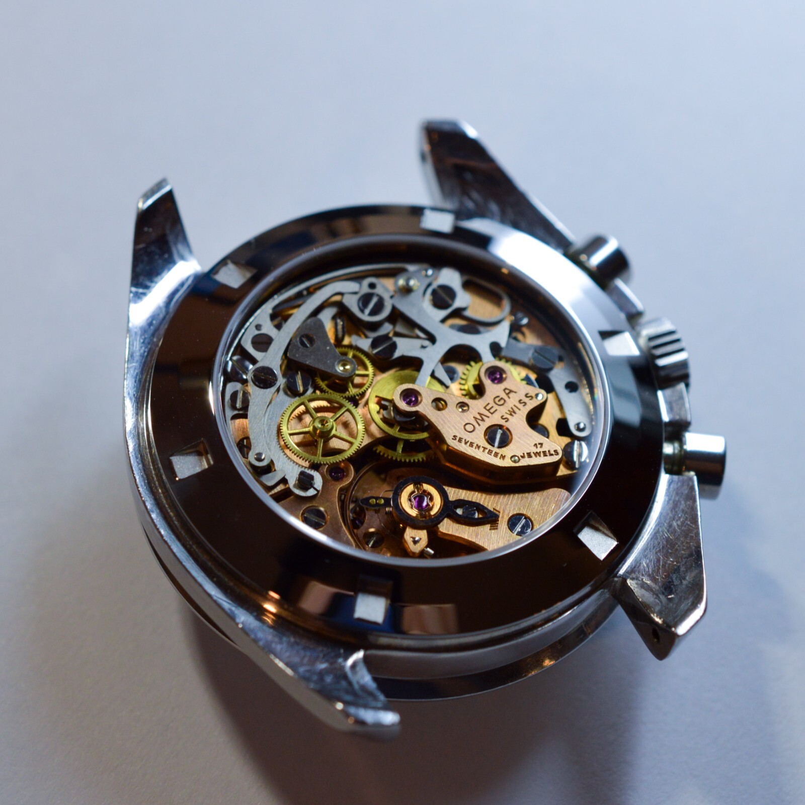 Sapphire Exhibition Caseback for the Omega Speedmaster