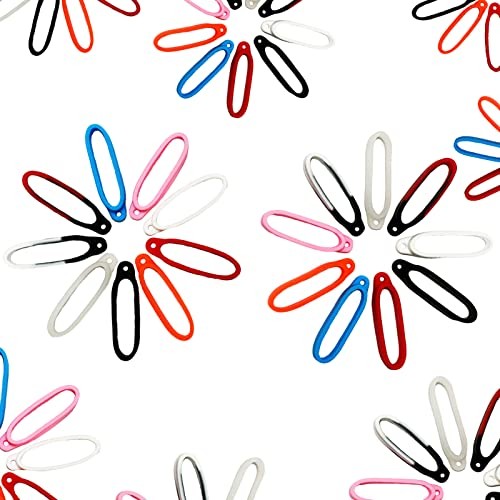 18Pcs 9Colors Anti-Lost Silicone Rubber Rings 18 Pcs 9 Colors 40mm/1.57inch
