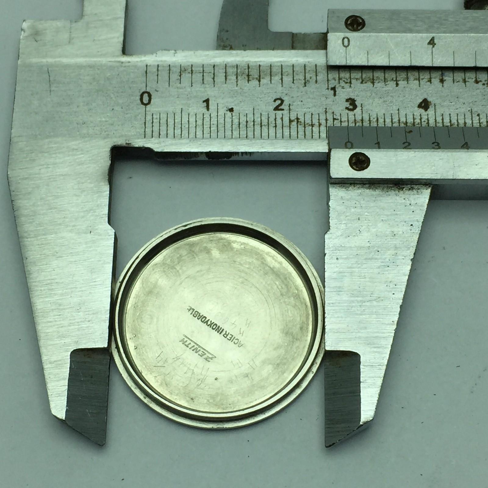 Zenith Acier Inoxydable Vintage Watch Case Back Cover