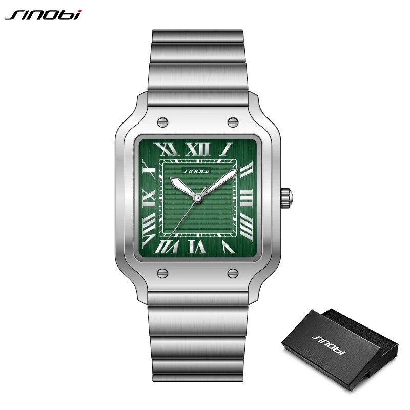 SINOBI Casual Design Men’s Quartz Watches Santos De Style
