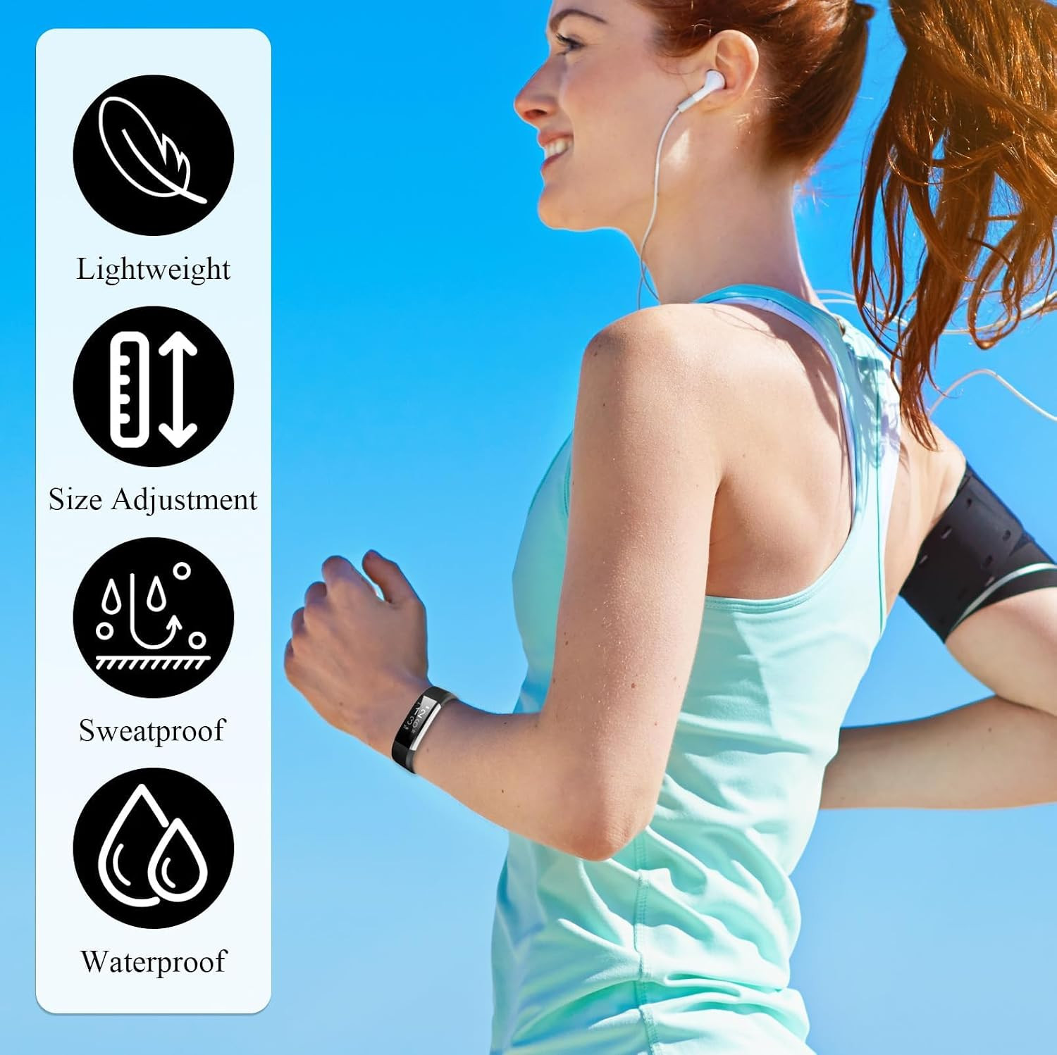 Watch Bands Replacement for Id115Plus HR, Very Fit Pro Activity Fitness Tracker