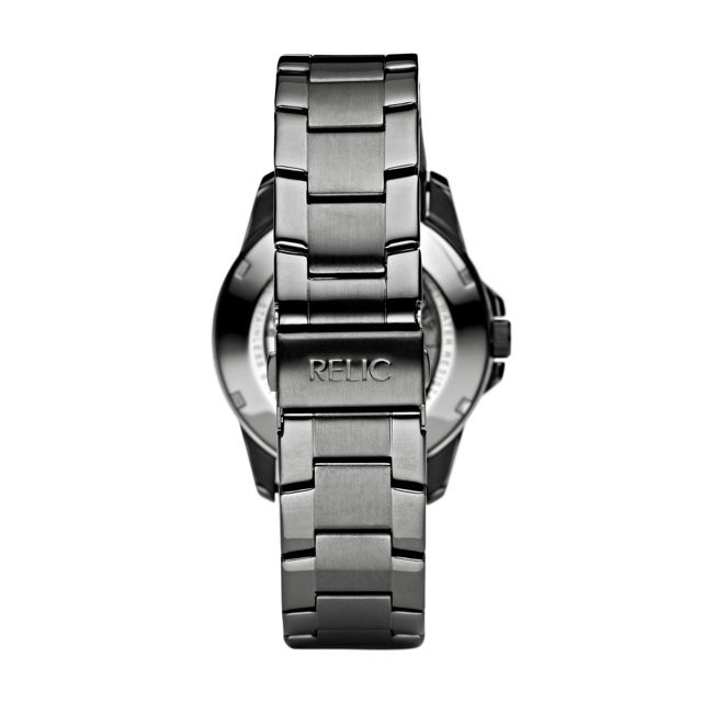 Relic by Fossil Men’s Automatic Skeleton Gunmetal 43mm Watch ZR11853