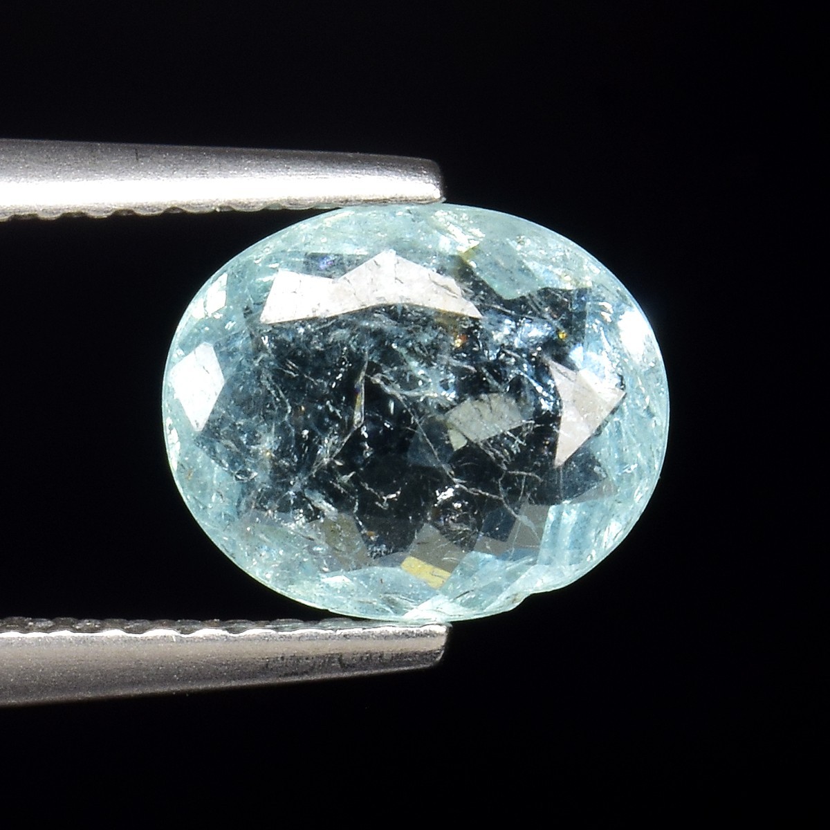1.21Ct Copper Bearing Paraiba Tourmaline Ice Blue 100% Natural Gemstone Africa
