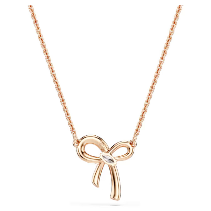 Swarovski Hyperbola pendant Mix cut, bow, white