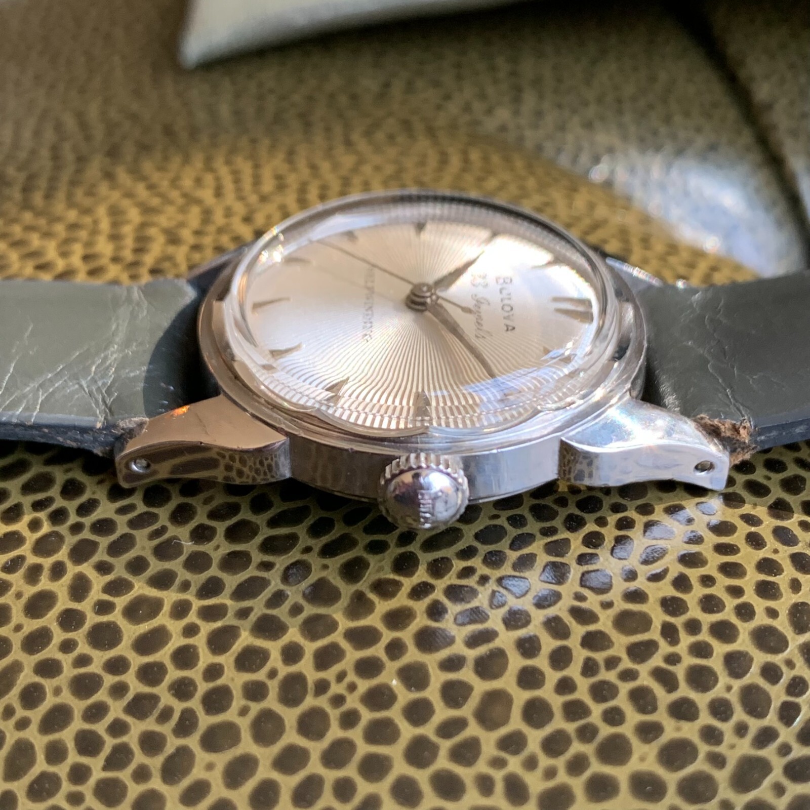 1958 Bulova 23 Jewels Adjusted 10BPAC Stainless Steel Automatic Wristwatch #4