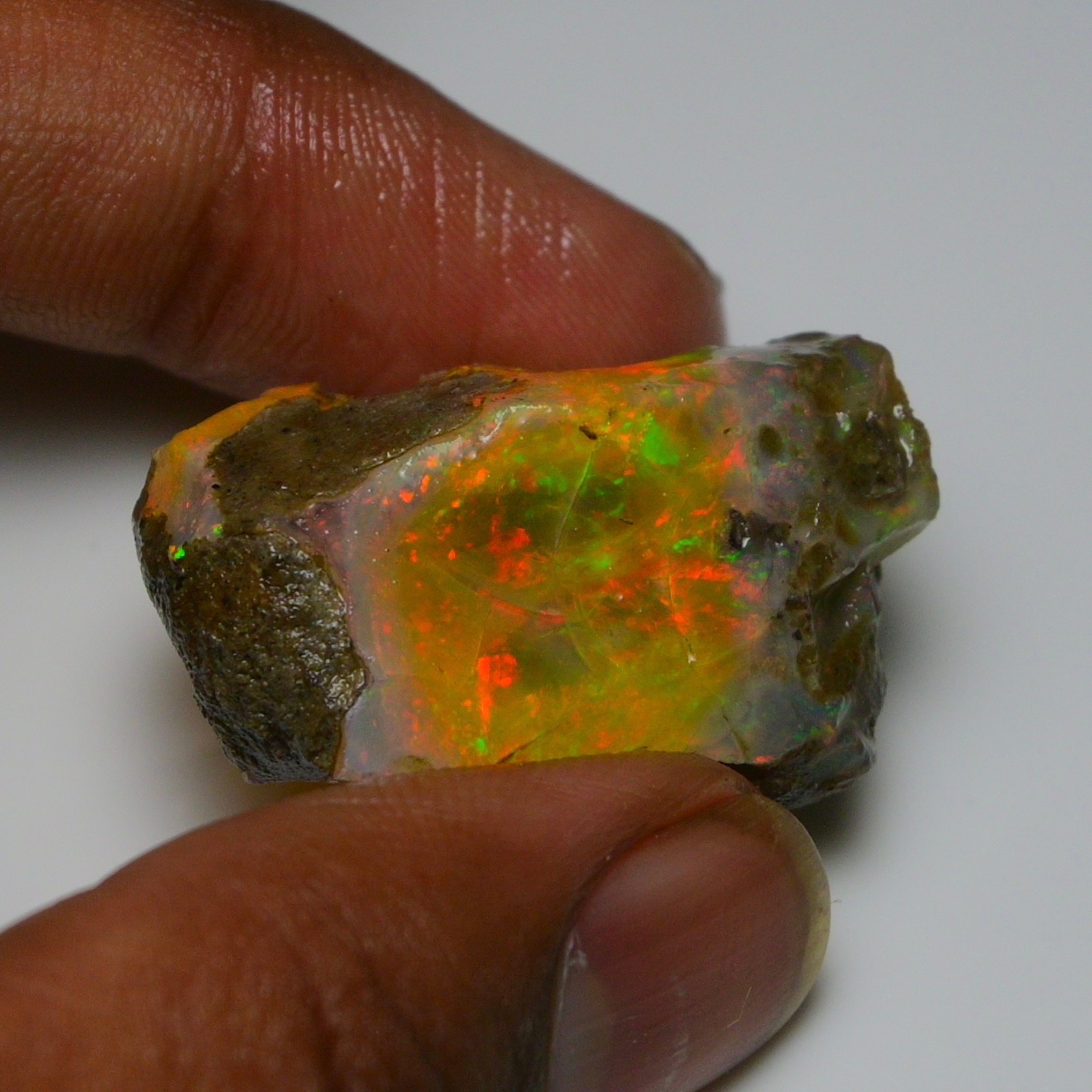 Opal Rough 48.45 Ct Natural Ethiopian Raw, Crystal Opal Specimen, Opal Gemstone