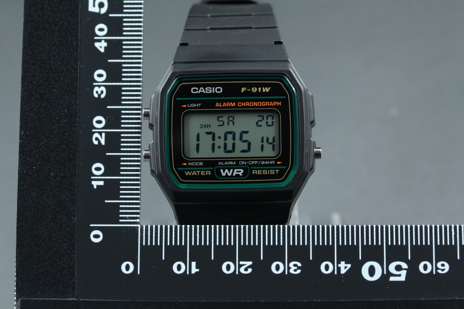 CASIO F-91W-3JH Green Digital Watch CASIO Collection Japan Model JDM New