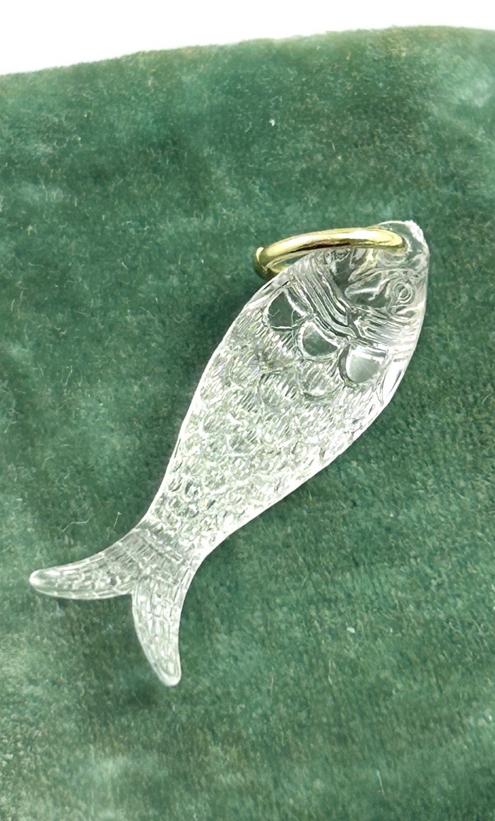 Fish Charm Necklace Pendant Translucent Plastic Fish Jewelry Gift For Women