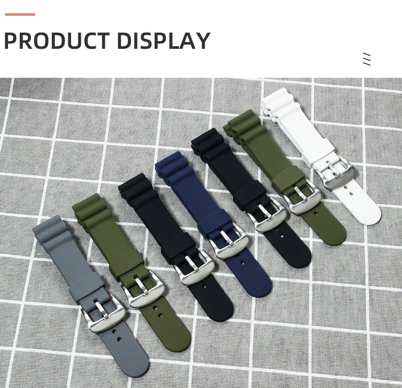 For Seiko PROSPEX SNE545 547 537 541 535 Silicone Watch Band Straps Mens 22mm