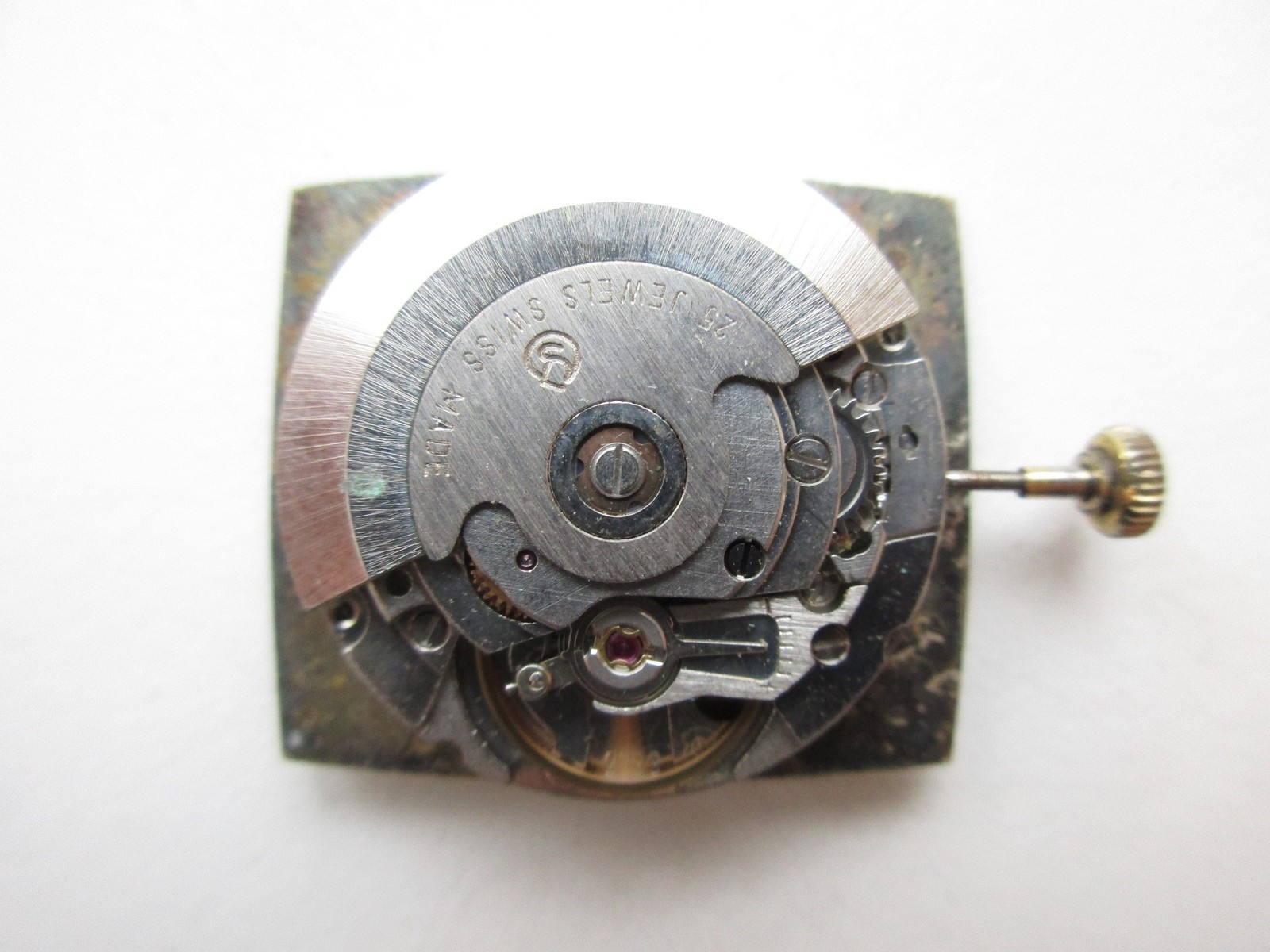ETA cal. 2783 Swiss automatic 25 jewels watch movement – date at 3 – running