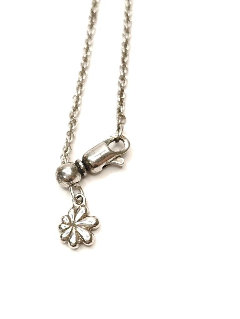Silver 925 Fashion Turtle Pendant Necklace 7.71G (SB1127276)