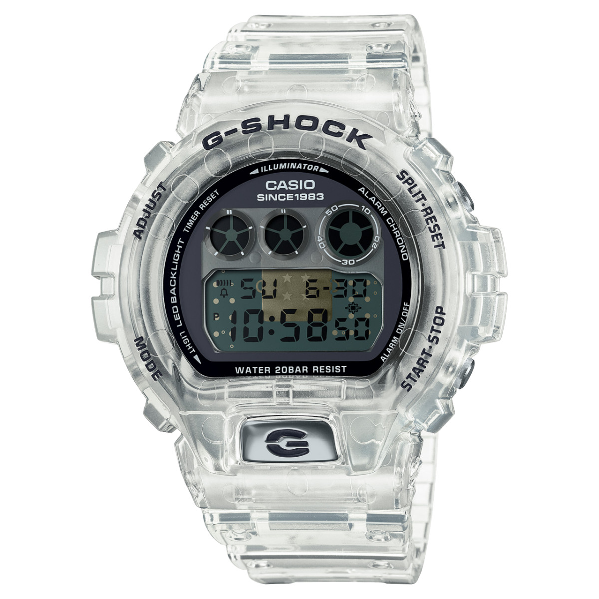 Casio G-Shock 40th Anniversary Clear Remix DW-6940RX-7 Digital New Men’s Watch