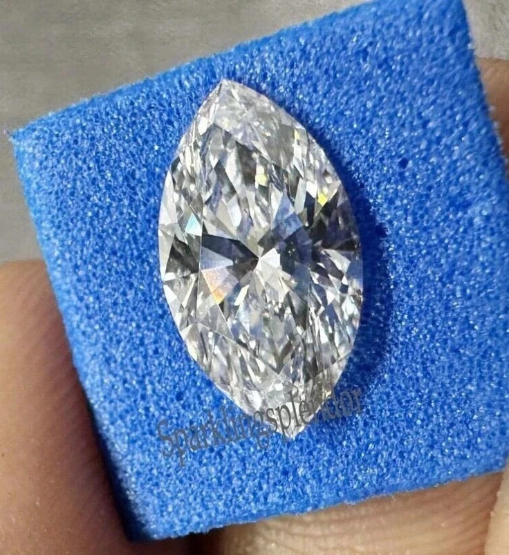 4 Ct Marquise Loose Lab-Grown CVD Diamond Ideal for Custom Jewelry VVS1 D Color