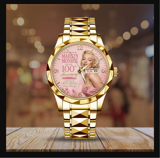 Marilyn Monroe 100th Anniversary Alloy Luxury Quartz Watch