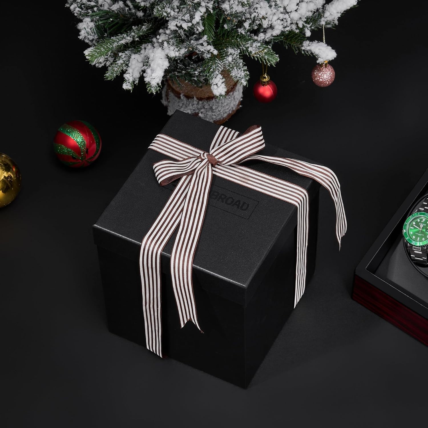 Double Watch Winder with Soft Pillows & 5 Rotation Modes, USB & Battery