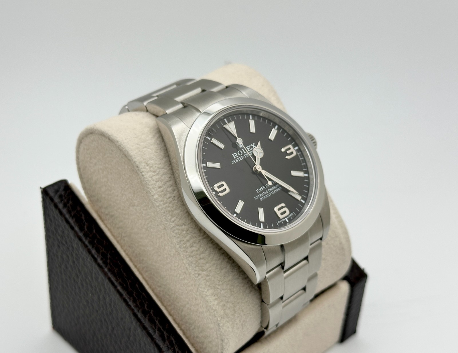 Rolex Explorer 214270 39mm Black Dial Stainless Steel