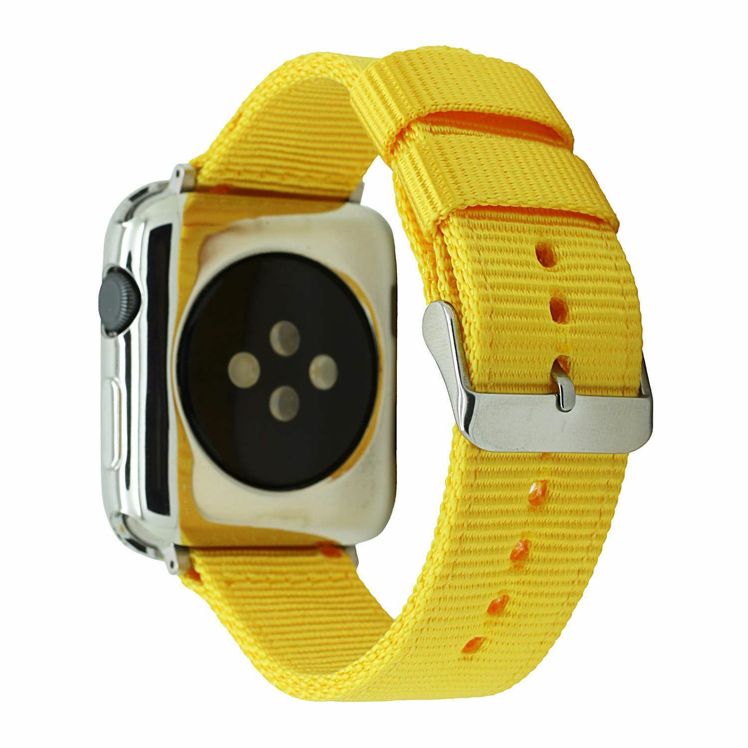 44/40/42/38 Sport Canvas Nylon Fabric Band for Apple Watch Series 5 6 7 8 Strap