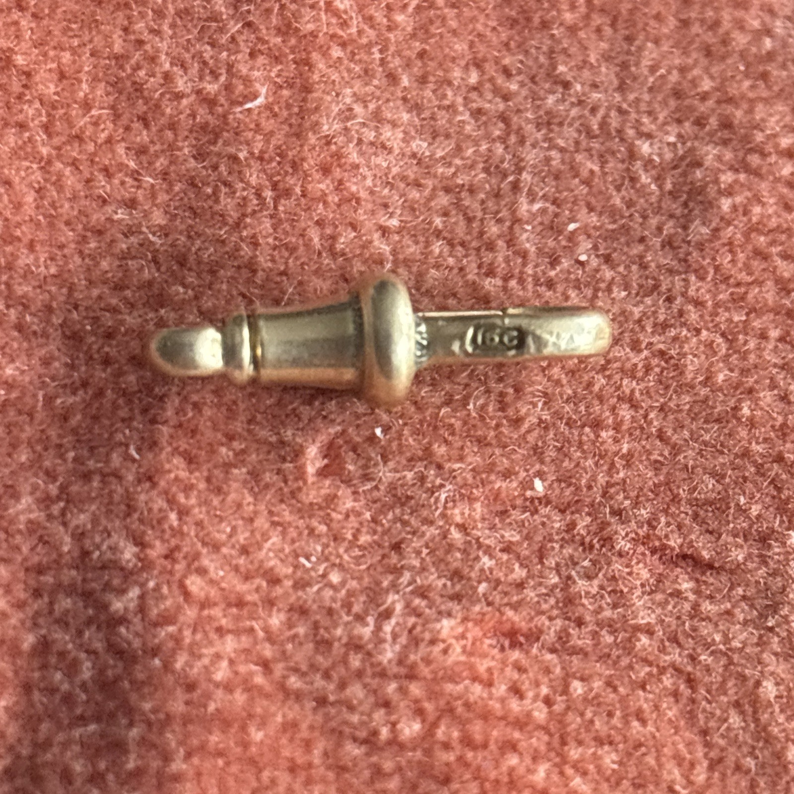LOVELY VINTAGE USEFUL 15CT 15 CARAT GOLD ALBERT CHAIN DOG CLIP CLASP
