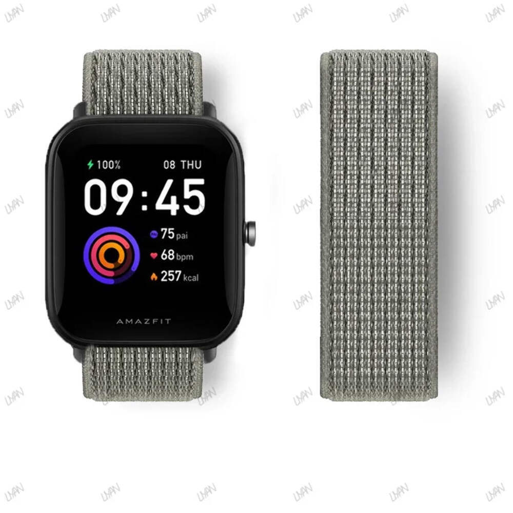 20mm/22mm watch band For Amazfit GTR/GTS 4-3-2-2e/GTR 42mm-47mm/bip-U-S-lite Nyl