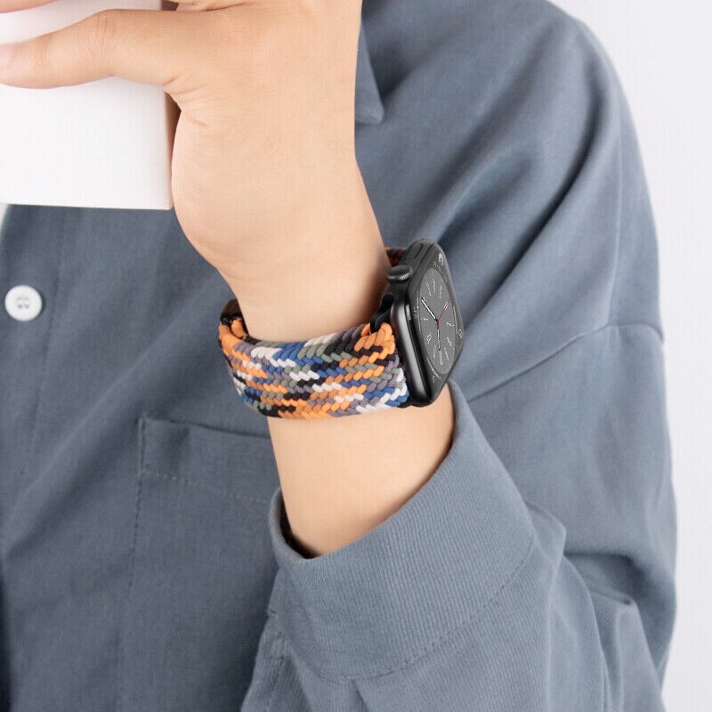 Hot Magnetic Nylon Loop Strap Band For Apple Watch Series 11-1 Ultra SE 38-49MM